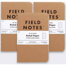 Make Notes Notes Field Notes Original Kraft Linie 3 Pack