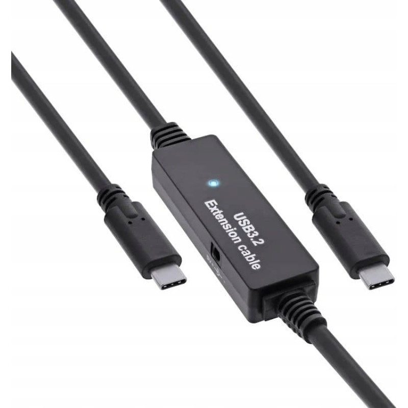 Inline InLine® USB 3.2 Gen.1 active cable, USB-C male to USB-C male, 10m