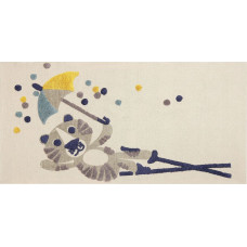 Beliani Dywan dziecięcy bawełniany w zwierzęcy wzór 80 x 150 cm beżowy SINGKIL Lumarko!