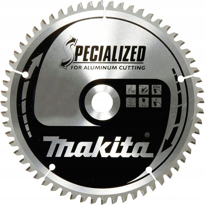 Makita MAKITA PIŁA TARCZOWA  190x30x60z SPECJALIZED ALUMINIUM