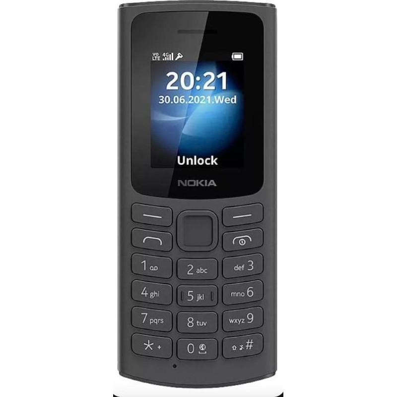 . Telefon komórkowy . TELEFON GSM NOKIA 105 2021 CZARNY