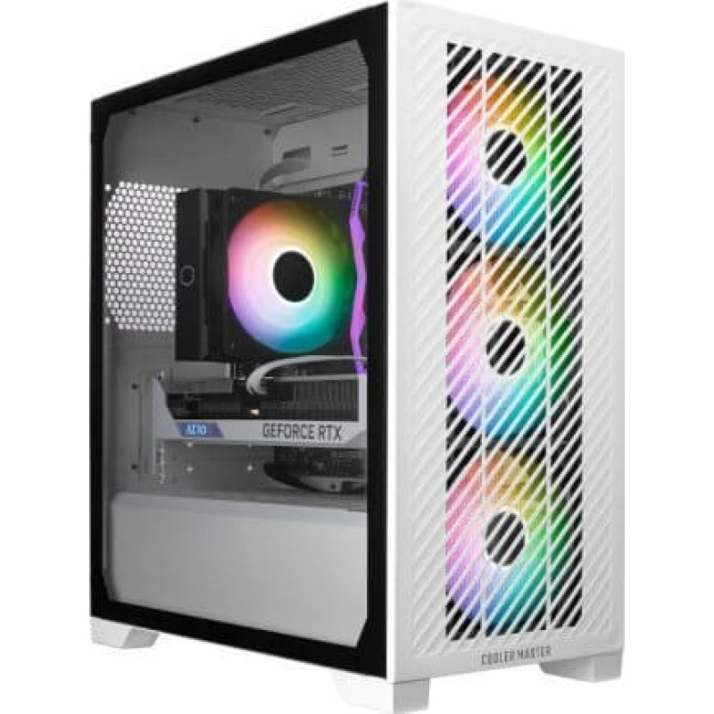 Cooler Master Obudowa Cooler Master Obudowa Elite 301 ARGB z oknem Biała