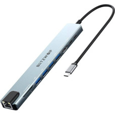 Blitzwolf Stacja/replikator Blitzwolf Stacja dokująca Blitzwolf BW-TH5 10w1 USB-C (srebrny)