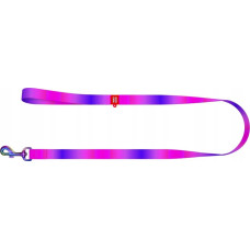 Collar Smycz dla psa nylonowa WAUDOG gradient, szer. 20mm, dł. 122cm, fioletowa