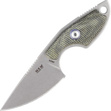 MKM Nóż na szyje MKM Mikro 1 Green Canvas Micarta, Sto