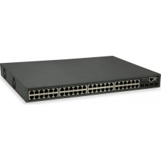 Levelone Switch LevelOne LevelOne GTP-5271 łącza sieciowe Zarządzany L3 Gigabit Ethernet (10/100/1000) Obsługa PoE Szary