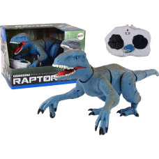 Triton Figurka TRITON Zdalnie Sterowany Dinozaur Velociraptor Dźwięk Odgłosy Ryczenia Niebieski
