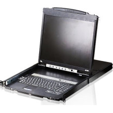 Aten Przełącznik Aten ATEN KVM 16 port Dual Rail LCD 19'' + keyboard + touchpad USB-PS/2