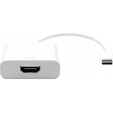 Garbot Kabel Garbot USB3.1 C-HDMI. M/F. White 20cm