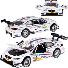 Jokomisiada Auto metalowe sportowy model BMW M3 DTM skala 1:32 dźwięki światła ZA4608