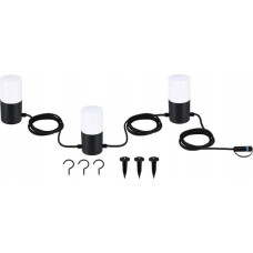 Paulmann Łańcuch świetlny Plug & Shine TUBS 3x2W 3000K E14 IP44 24V antracyt / aluminium