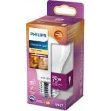 Signify Phillips LED classic WarmGlow Lampe  75W E27  Matt Dimmbar