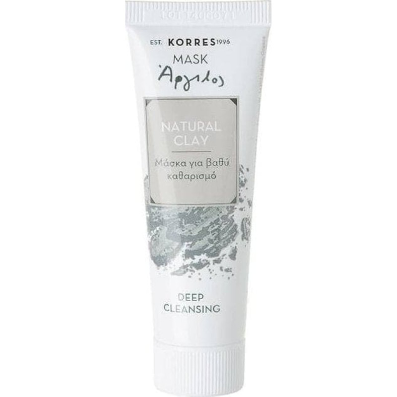 Korres Natural Clay Deep Cleansing Mask głęboko oczyszczająca maska do twarzy z glinką 18ml