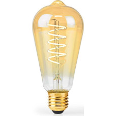 Nedis Nedis LBDE27ST64GD2 lampa LED Bardzo ciepłe światło, Ciepłe białe 2100 K 3,8 W E27 G