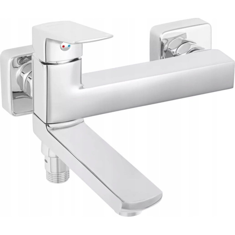 Ferro Bateria prysznicowa Ferro VITTO VerdeLine bateria wannowa, składana wylewka, chrom