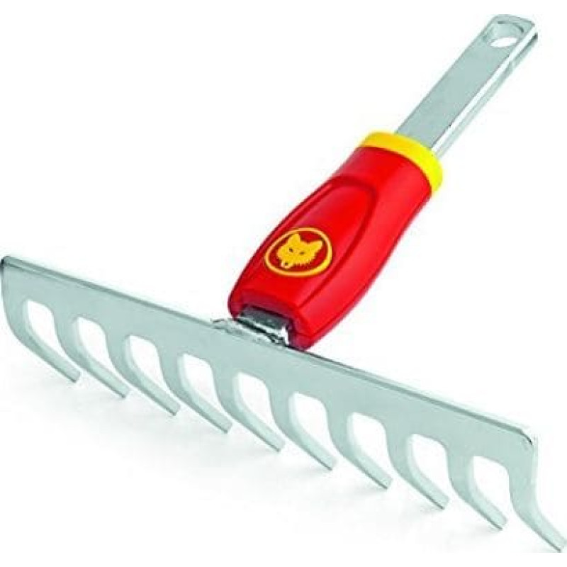 Wolf-Garten WOLF-Garten small rake DS-M 19 - multi-star - silver / red - 19 cm