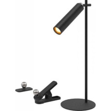 V-Tac Lampka biurkowa V-TAC Lampka Biurkowa V-TAC 4w1 37cm Kinkiet Klips Latarka 3W LED Czarna VT-7413 4000K 300lm