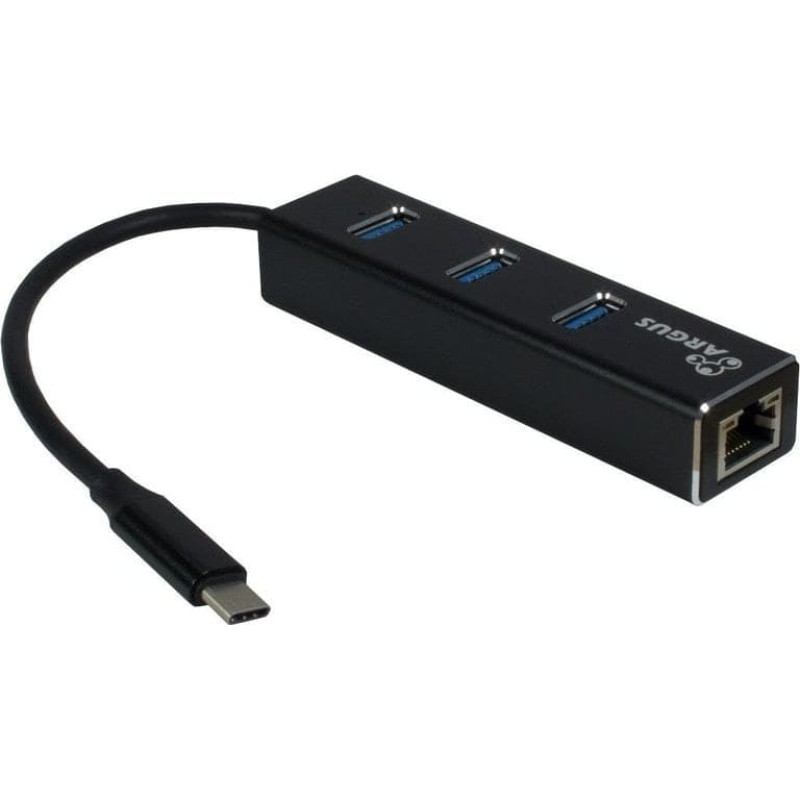 Triton HUB USB TRITON Inter-Tech ARGUS IT-410 USB 3.2 Gen 1 (3.1 Gen 1) Type-C Czarny