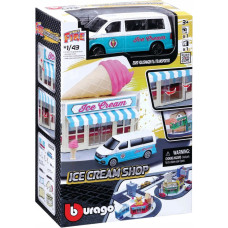 Bburago Str. Fire Bburago City Ice Cream Shop 1:43 BBURAGO
