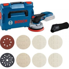 Bosch Szlifierka Bosch Bosch cordless eccentric sander GEX 18V-125 Professional + M480 starter set (blue/black, without battery and charger, in L-BOXX)