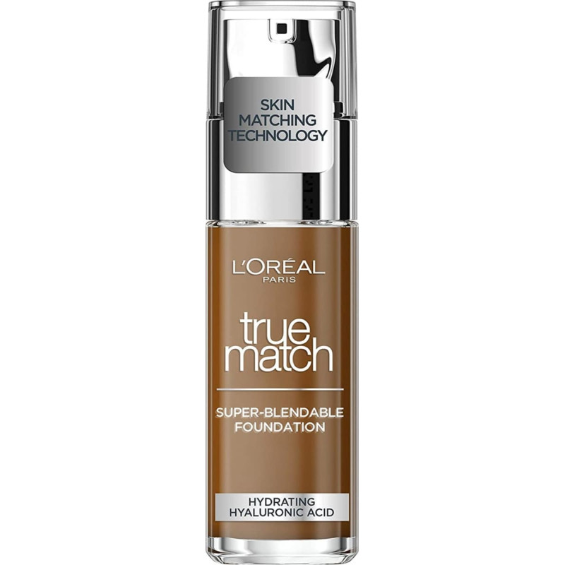 L’oreal Paris L'Oreal Paris, True Match, Liquid Foundation, 9.5 W, Mahogany, SPF 17, 30 ml For Women
