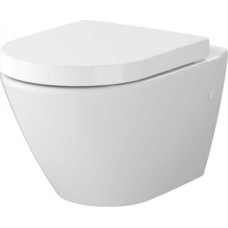 Noname Zestaw podtynkowy S701-791 / MITO BY CERSANIT / MESTO /  SET C08 MISKA ZAWIESZANA MESTO OVAL CO DESKA  OVAL WRAP DUR WOLNOOPADAJĄCA /
