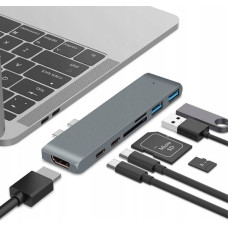 Noname HUB USB Rozdzielacz HUB USB DLA MacBOOK AJH-712