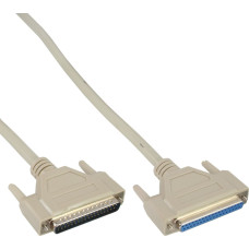 Inline Kabel InLine InLine® Serial Extension Cable molded DB37 male to female direct grey 1m
