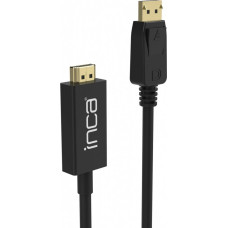 Inca Kabel Inca INCA DisplayPort zu HDMI,Kabellä.1,8 m,10,2 Gbit/s (max.)
