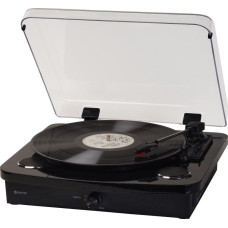 Denver Gramofon Denver Denver VPL-230 - Gramofon z wbudowanymi głośnikami, Bluetooth, USB i gniazdem kart SD i MP3, czarny
