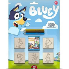 Multiprint MULTIPRINT BLUEY PIECZĄTKI BLISTER 5 SZT