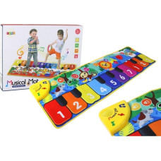 Leantoys Mata Do Tańczenia Dźwięk Zwierzątka Mikołaj Klawisze