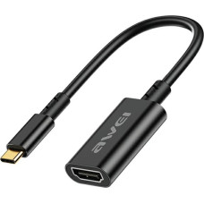 Awei Adapter USB Awei AWEI Adapter CL-217T USB-C/HDMI czarny/black 4k/30Hz