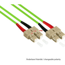 Alcasa Alcasa LW-805SC5 kabel InfiniBand / światłowodowy 5 m SC Zielony
