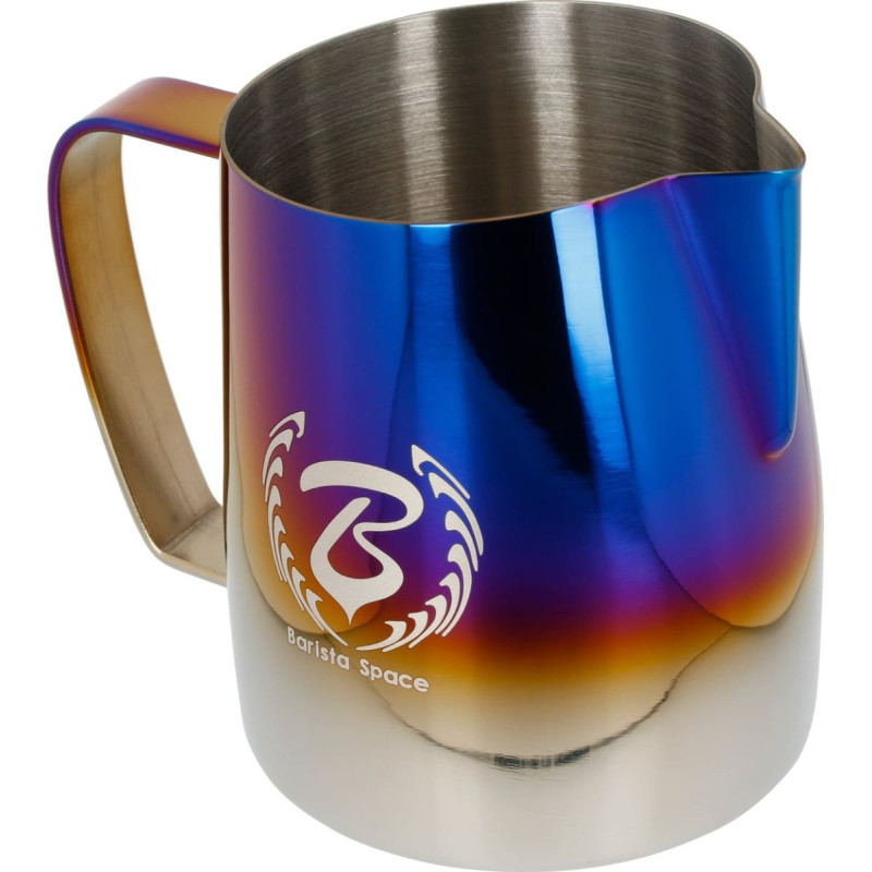 Barista Space Barista Space - Dzbanek do mleka Titanium Half Blue 450ml