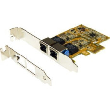 Exsys Kontroler Exsys EXSYS EX-6072-4K 2-portowa karta sieciowa PCIe dual Ethernet z ochroną przeciwprzepięciową 4KV