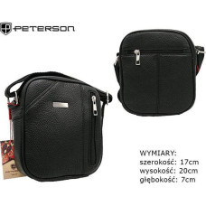 Peterson Miejska torba męska ze skory ekologicznej - Peterson NoSize