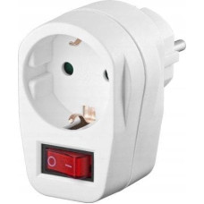 Microconnect Adapter USB MicroConnect Microconnect Safety Socket Adapter, White