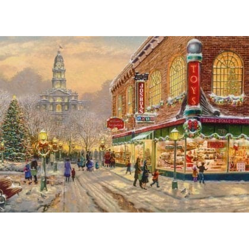 Schmidt Spiele PQ Puzzle 1000 el. THOMAS KINKADE Świąteczne życzenie