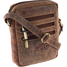 Always Wild Listonoszka męska Always Wild, skóra naturalna, skrytki