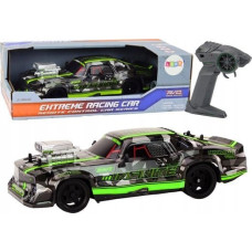 Leantoys Autko Zdalnie Sterowane RC 1:16 Gumowe Koła Drift Zielony