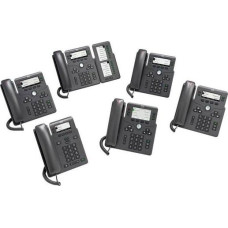 Cisco Telefon Cisco Cisco 6821 telefon VoIP Czarny 2 linii