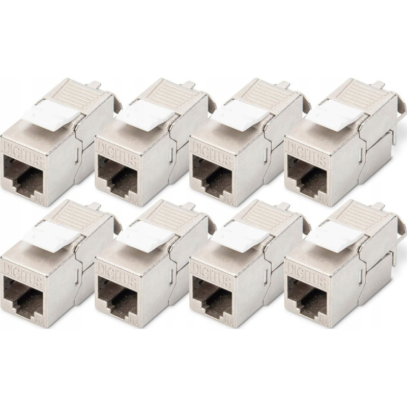 Digitus Digitus Moduł Keystone CAT 6A, ekranowany, podłączenie montażowe bez użycia narzędzi - 8 kst