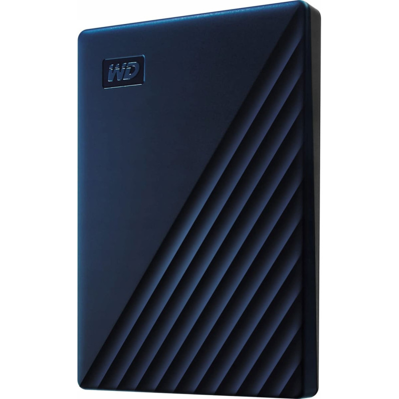 WD Dysk zewnętrzny HDD WD WD My Passport for Mac WDBEJA0060BBL - Festplatte - verschlusselt - 6 TB - extern (tragbar) - USB 3.2 Gen 1 (USB-C Steckverbinder) - 256-Bit-AES - Blau