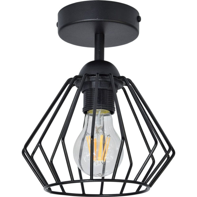 Orno Lampa sufitowa Orno WAYA oprawa ścienno-sufitowa, moc max. 1x60W, E27, czarna, krótka