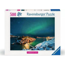 Ravensburger Puzzle 500 Zorza Polarna nad Bergsfjord