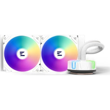 Zalman Chłodzenie wodne Zalman Zalman Reserator5 Z24 ARGB WHITE Procesor Chłodnica cieczy all-in-one 12 cm Biały