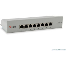 Equip Equip Patchpanel  8x RJ45 Cat6  10