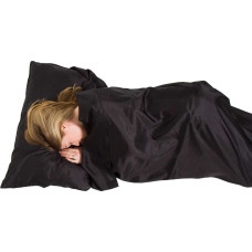Lifeventure Silk Ultimate Sleeping Bag Liner, Mummy, Black