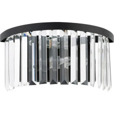 Nowodvorski Kinkiet Nowodvorski Lampa ścienna glamour Cristal 7633 kinkiet czarny przezroczysty
